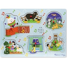 Melissa And Doug Ahşap Sesli Yapboz Ingilizce Çocuk Şarkıları 2