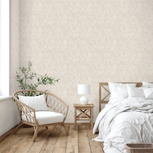 Adawall Muse Koleksiyonu- 25105-2 Açık Bej Textile Dokulu Duvar Kağıdı 1.06x15.6m, 16.5m²