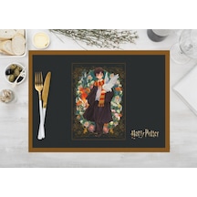 Adawall Home Harry Potter Characters Kumaş Amerikan Servis 4'lü Çok Renkli