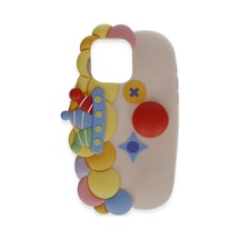 Apple Uyumlu   iPhone 15 Pro Kılıf Poky Karakter Silikon Kapak - Desen 7