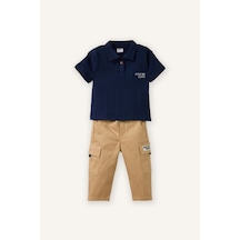 Defacto Erkek Bebek Gabardin 2li Takım G7145a526smnv135 Lacivert-nv135