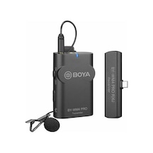Boya Iphone 15 16 17 Serisi İçin Kablosuz Yaka Mikrofonu