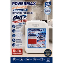 Powermax Derz Temizleyici 5 Litre Profesyonel Derz Ve Fayans Temizlik Ürünü