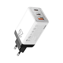 Remax Rp-u159pro Figen 67w 2c1a Gan Seyahat Şarj Cihazı Telefon Hızlı Şarj Adaptörü Beyaz