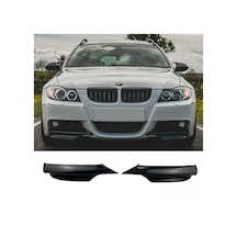 BMW E90 2005-2009 PLASTİK PARLAK SİYAH ÖN FLAP