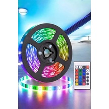 5 Metre Şerit Led Rgb Işıklı Kumandalı Güç Adaptörü Her Ortama Uygun Krgltgswy9ggyasga5x