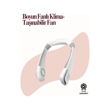 Kanatsız Boyun Tipi Fan Giyilebilir Serinletici Düşük Sesli Hafif Abs Gövde Usb Şarj Edilebilir
