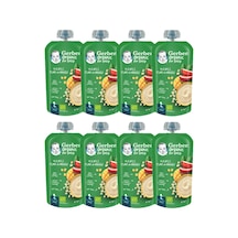 Gerber Organik Yulaflı Elma ve Mango Püresi 110g  x 8  Adet
