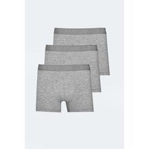 Slazenger Jama 3 Lü Set Erkek Gri Boxer Gri