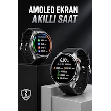 Akıllı Saat Bluetooth Bağlantılı Amoled Ekran Uyku Ve Sağlık Taki