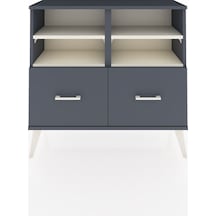 Arges Şifonyer 4 Raflı 2 Çekmeceli 88x30x80 Antrasit-aytaşı/antrasit Aytaşı/antrasit