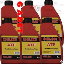Oilox Atf Hidrolik Kırmızı Direksiyon Yağı 6 x 900 ML