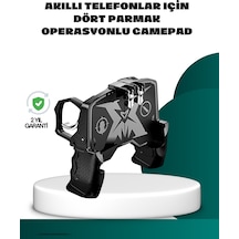 Mobil Fps Oyunlar İçin Dört Parmak Uyumlu Gamepad - Lisinya