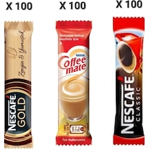Nescafe Gold 100 x 2 G + Nescafe Classic 100 x 2 G + Coffe Mate 100 x 5 G