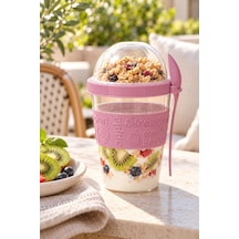 Emilahome Take'n Go 600 Ml Beslenme Kabı &yoğurt Kabı & Lunch Box Pembe - 867618880 Pembe