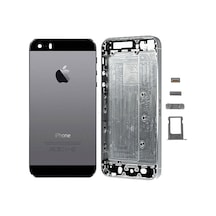 İphone 5S Kasa Kapak Dolu - Siyah