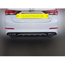 Hyundai Elentra 2016-2019 Astarlı Egzoz Uçlu Xx Difüzör