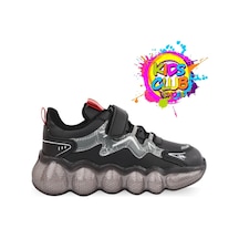 Cool Fred-25 Bosst Ortopedik Taban Unisex Çocuk Spor Ayakkabı Siyah