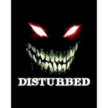 Zepplin Giyim Disturbed Teeth and Eyes Büyük Sırt Patch Yama