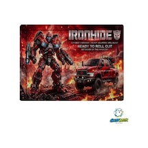 Ghostbastır Design Transformers İronhide 99 Parça Ayaklı Puzzle Dekoratif Çocuk Yapbozu 0207