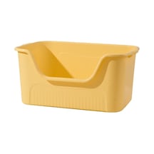 Mufunye Yüksek Kenarlı Açık Tasarım Maine Coon Ragdoll Kediler İçin Ekstra Büyük Kedi Tuvaleti Jumbo Kedi Kum Kabı