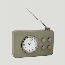 Vitale Metal Yeşil Radio Saat 4 20 5 Cm
