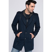 Plt8334 Dewberry Erkek Palto-Lacivert