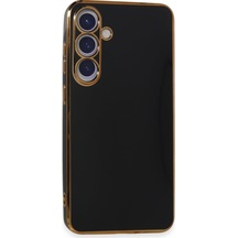 Samsung Galaxy Uyumlu, S24 Kılıf Volet Silikon - Siyah