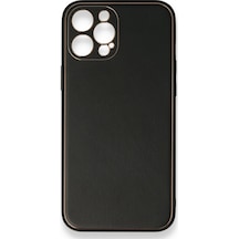 Nettech Apple Uyumlu iPhone 12 Pro Coco Leather Seri Arka Koruma