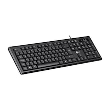 Lecoo Kb101 Usb Kablolu Siyah Türkçe F  Klavye Numpadli