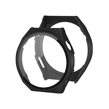 Mey İthalat Huawei Watch Gt3 Pro 46mm Dota Camlı Kasa Ekran Koruyucu - Siyah