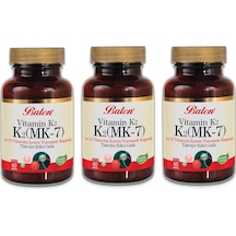 Balen K2 Mk-7 Vitamin K2 ve D Vitamini 450 MG 60 Kapsül x 3 Adet