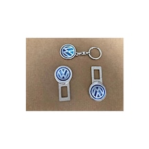 Volkswagen Uyumlu Ses Susturucu Metal Toka 1 Çift Ve 1 Adet Anaht