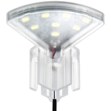 Usb Akvaryum Led Fan Şeklinde Kelepçe Lambası 8 Adet Yüksek Beyaz Işık