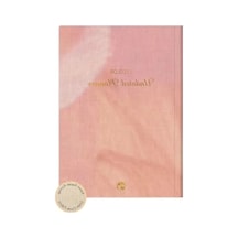 Süresiz Planlayıcı - Keten Kılıf, Pembe Renk, 17x24 Cm Açık Gri