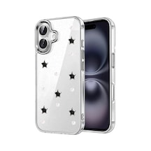 Newface Apple İphone 17 Fiyonk Desenli Kapak - Desen 7 Şeffaf