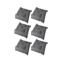 Malında Sandalye Minderi 6 Adet 40/35x38x7 Cm