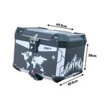 GP Kompozit DSN04 Universal 57 lt Desenli Alüminyum Motosiklet Çantası