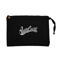 West Coast Customs Text Siyah Clutch Astarlı Cüzdan / El Çantası Siyah