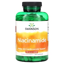 Swanson, Niacinamide, 500 Mg, 250 Capsules - Non Flush Cilt Dest