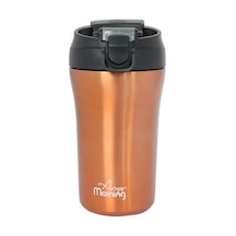 Tr Morning 400 Ml Paslanmaz Çelik Termos Mug Çift Işlevli Sızdırmaz Kapaklı Siyah Sı232021 Diğer