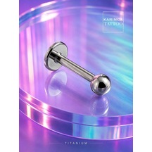Titanyum Piercing Labret Tragus Flat Conch Dudak Nostril çok renkli