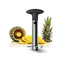 Paslanmaz Çelik Ananas Soyucu Ve Dilimleyici, Ergonomik Saplı, Mutfak Kullanımı İçin