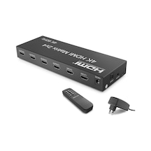 Hdmı Matrix Switch Ses Çıkışlı Kumandalı 4k 60 Hz 2 Giriş 4 Çıkış Siyah Hdx1388