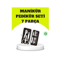 Paslanmaz Çelik Kişisel Bakım Seti 7 Parça