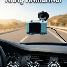 Kompakt Araç Ön Cam Kamerası Sürekli Video Kayıt Sürüş Güvenliği Cihazı