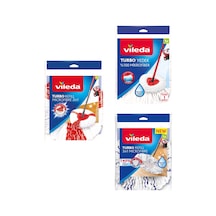 Vileda Turbo Temizlik Seti Mikrofiber Yedek Paspas 3'lü