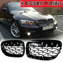 Bmw E90 2009.2012 Lci 3.Seri Daimond Ön Böbrek-Ön Panjur