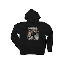 Powerwolf Call of The Wild Siyah Fermuarlı Kapşonlu Sweatshirt Siyah