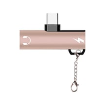 Ally Type-C to 3.5 MM Anahtarlık Dönüştürücü Adaptör Altın